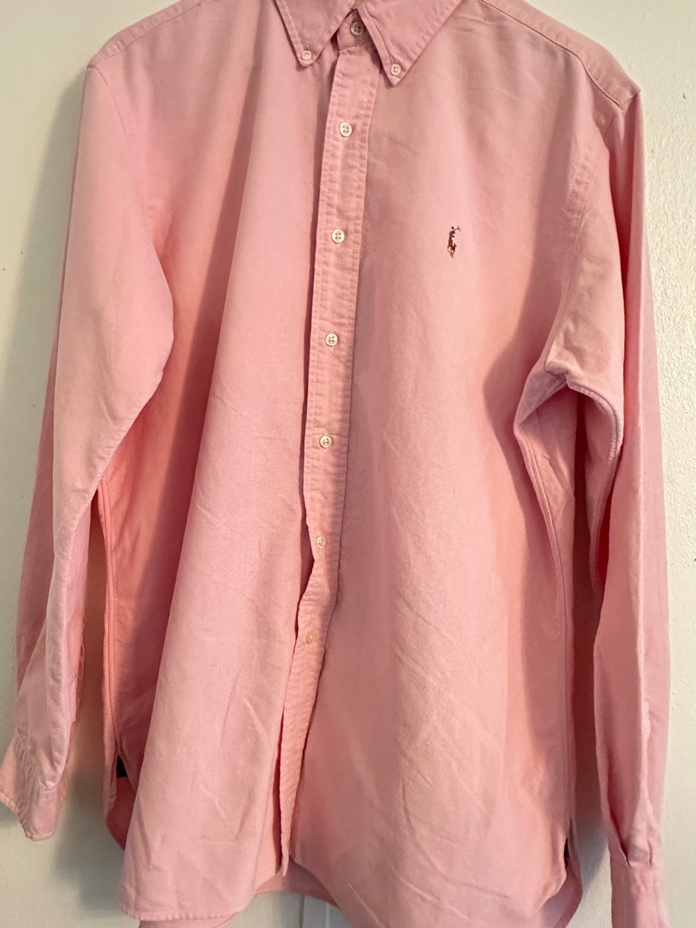 Ralph Lauren Pink Long-Sleeve Button-Down Shirt